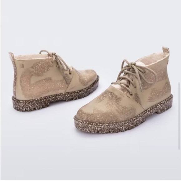 Melissa Flecked Glitter Fluffy Boot - Picture 4 of 6